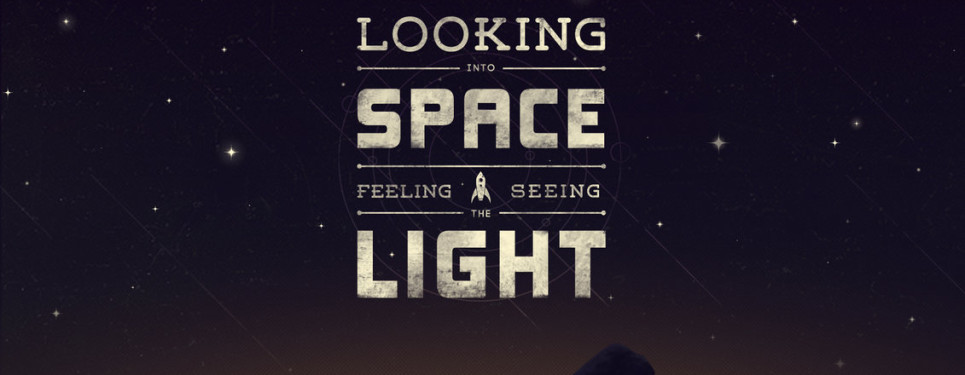 Looking into space wallpaper